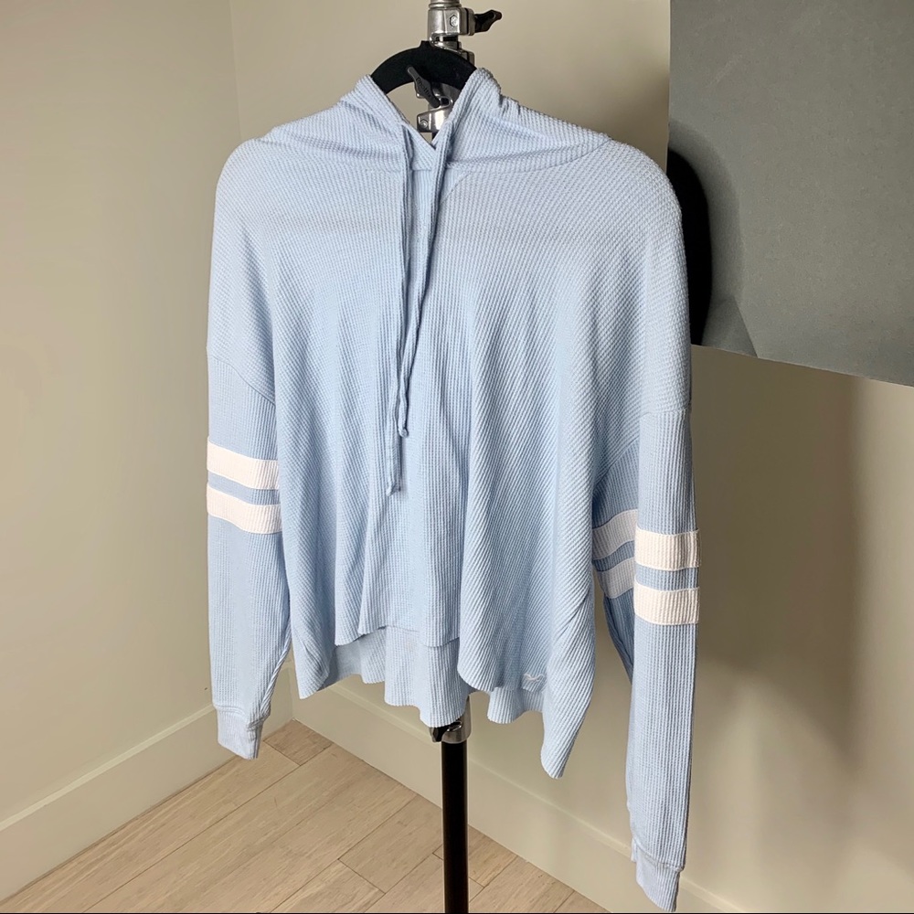 Hollister Blue Light Hooded Sweatshirt